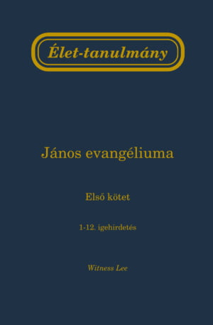 Borítókép a(z) „Élet-tanulmány János evangéliumáról (4 kötetes sorozat)” című könyvhöz